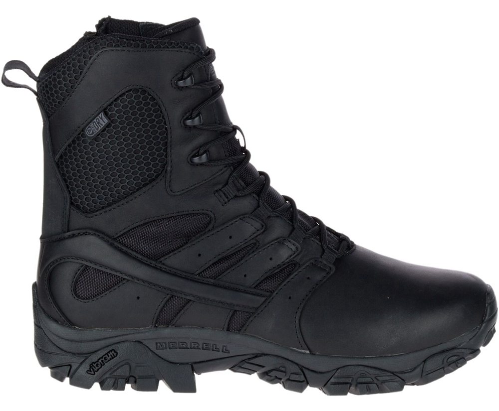 Kozaki Merrell Damskie Czarne - Moab 2 8" Tactical Response Waterproof - 943806-YUN